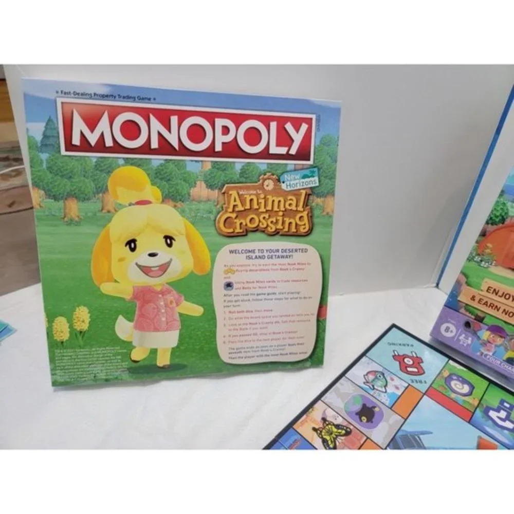 Monopoly Animal‎ Crossing New Horizons Edition Board Game for Kids